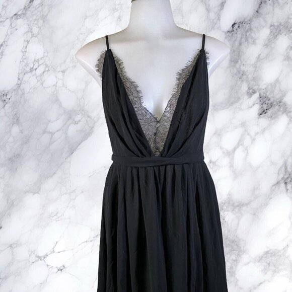 Michael Costello x REVOLVE Justin Gown in Black - Picture 9 of 10